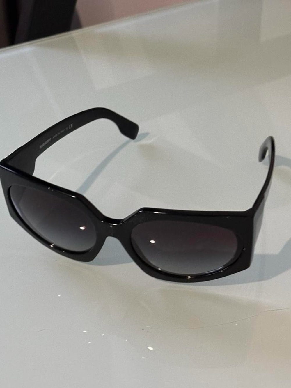 Burberry Black Women's Sunglasses with Gradient Lenses